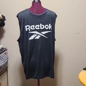 Reebok Men's Black Sleeveless Shirt